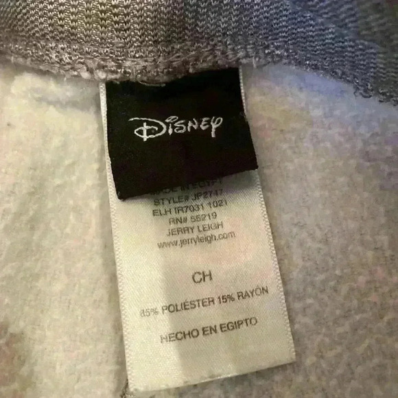 Disney Youth Fleece Lined Sweatpants Stitch Graphic POCKETS size Small - Picture 8 of 10
